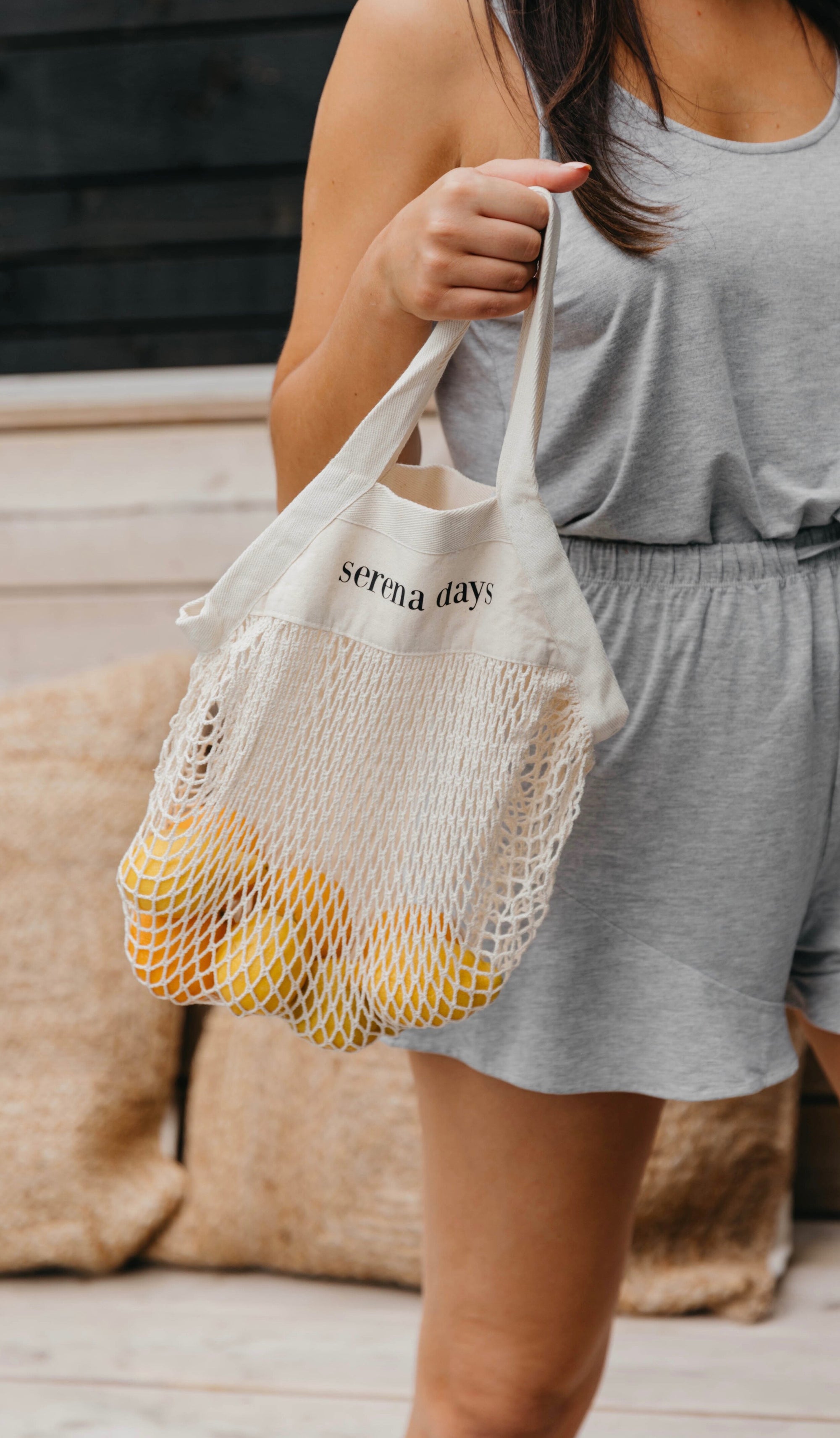 Serena Days organic cotton mesh bags