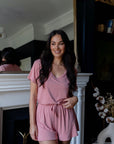 Blushed Rose Ruffle shorts