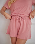 Blushed Rose Ruffle shorts