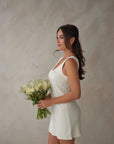 Bridal Soft Ivory V-Neck Sleep Dress