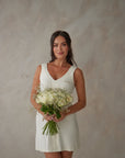 Bridal Soft Ivory V-Neck Sleep Dress