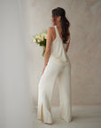 Bridal PJ Soft Ivory scoop-neck vest