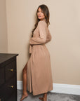 Spiced Chai Long Belted Robe - PRE-SALE dispatch w/c 24th Nov