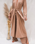 Spiced Chai Long Belted Robe - PRE-SALE dispatch w/c 24th Nov