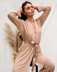 Spiced Chai Short Belted Robe