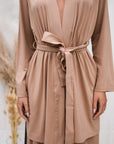 Spiced Chai Short Belted Robe