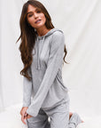 Pebble Grey Luxe Hoodie
