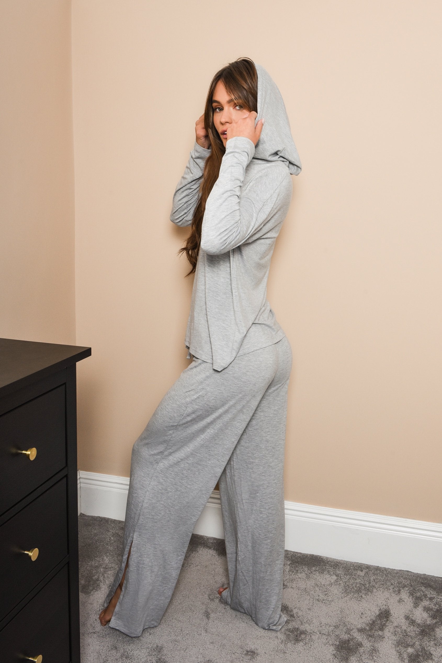 Pebble Grey Luxe Hoodie