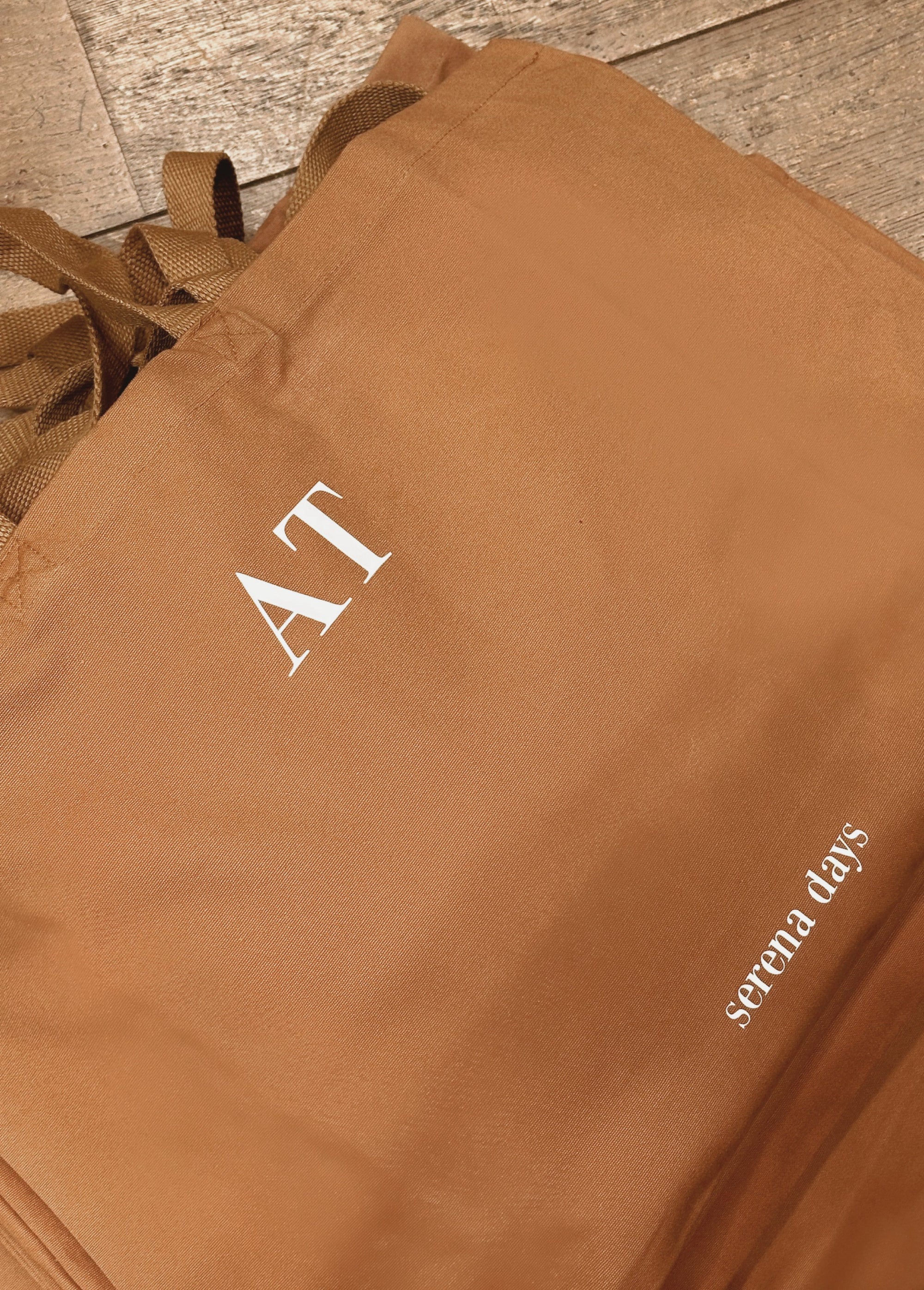 Serena Days Oversized Tan Canvas Tote