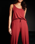 LIMITED EDITION Rich Merlot scoop-neck vest