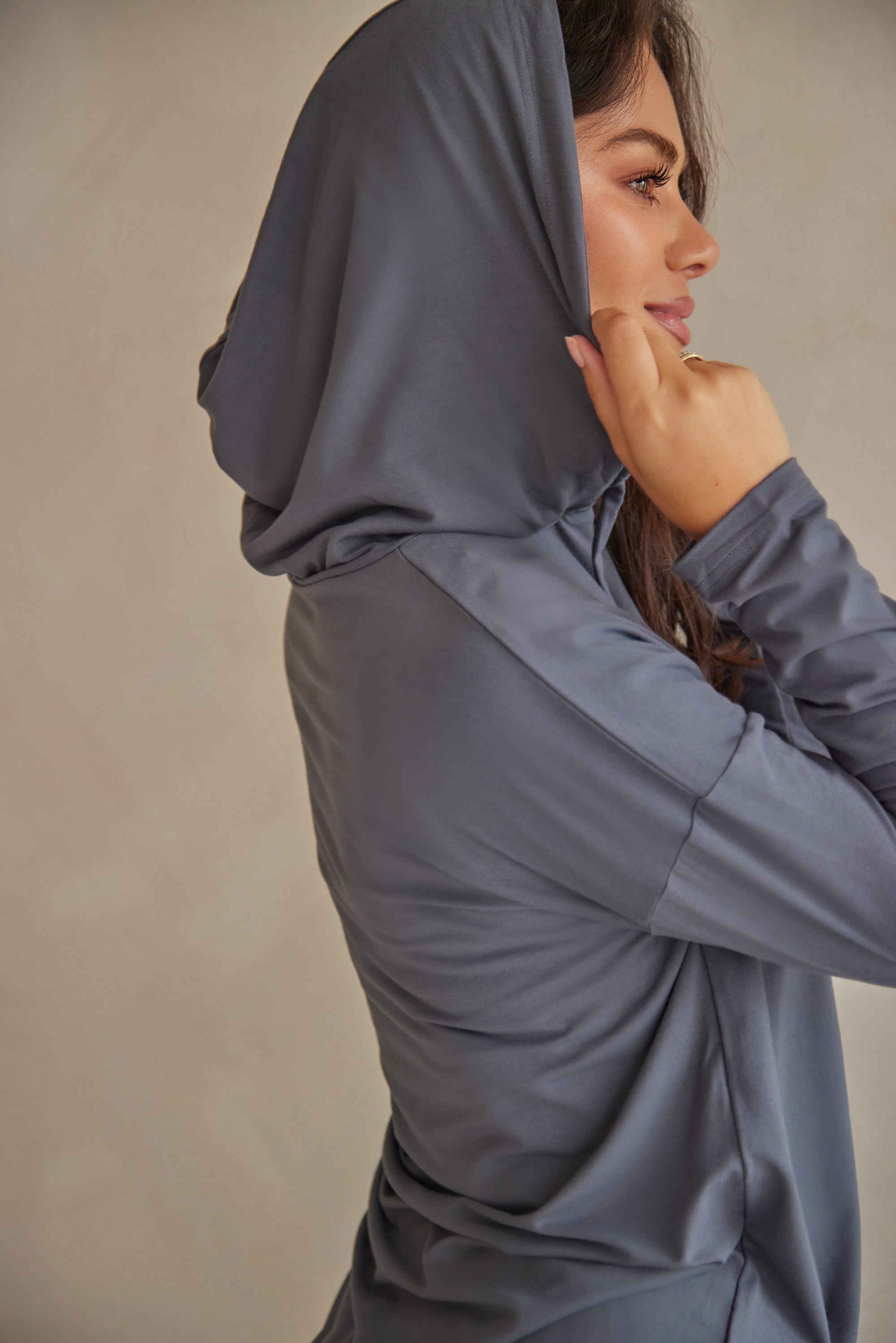 Charcoal Grey Luxe Hoodie