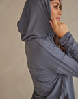 Charcoal Grey Luxe Hoodie