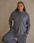 Charcoal Grey Luxe Hoodie