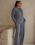 Charcoal Grey Luxe Hoodie