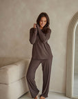 Espresso Brown Luxe Hoodie