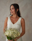 Bridal Soft Ivory V-Neck Sleep Dress