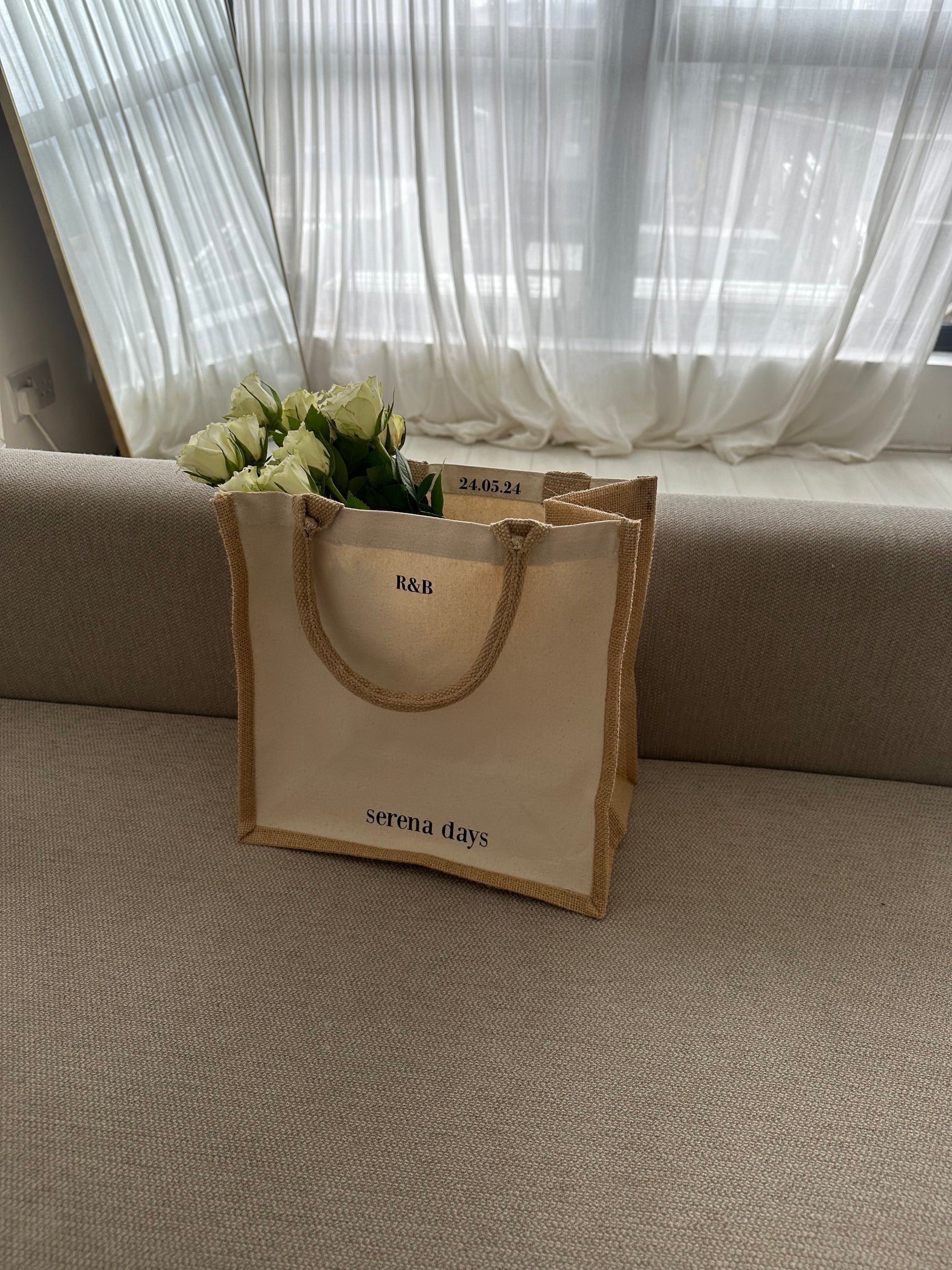 Serena Days Bridal Midi Personalised Tote