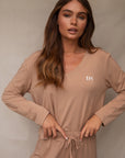 Spiced Chai Long Sleeve V-neck t-shirt
