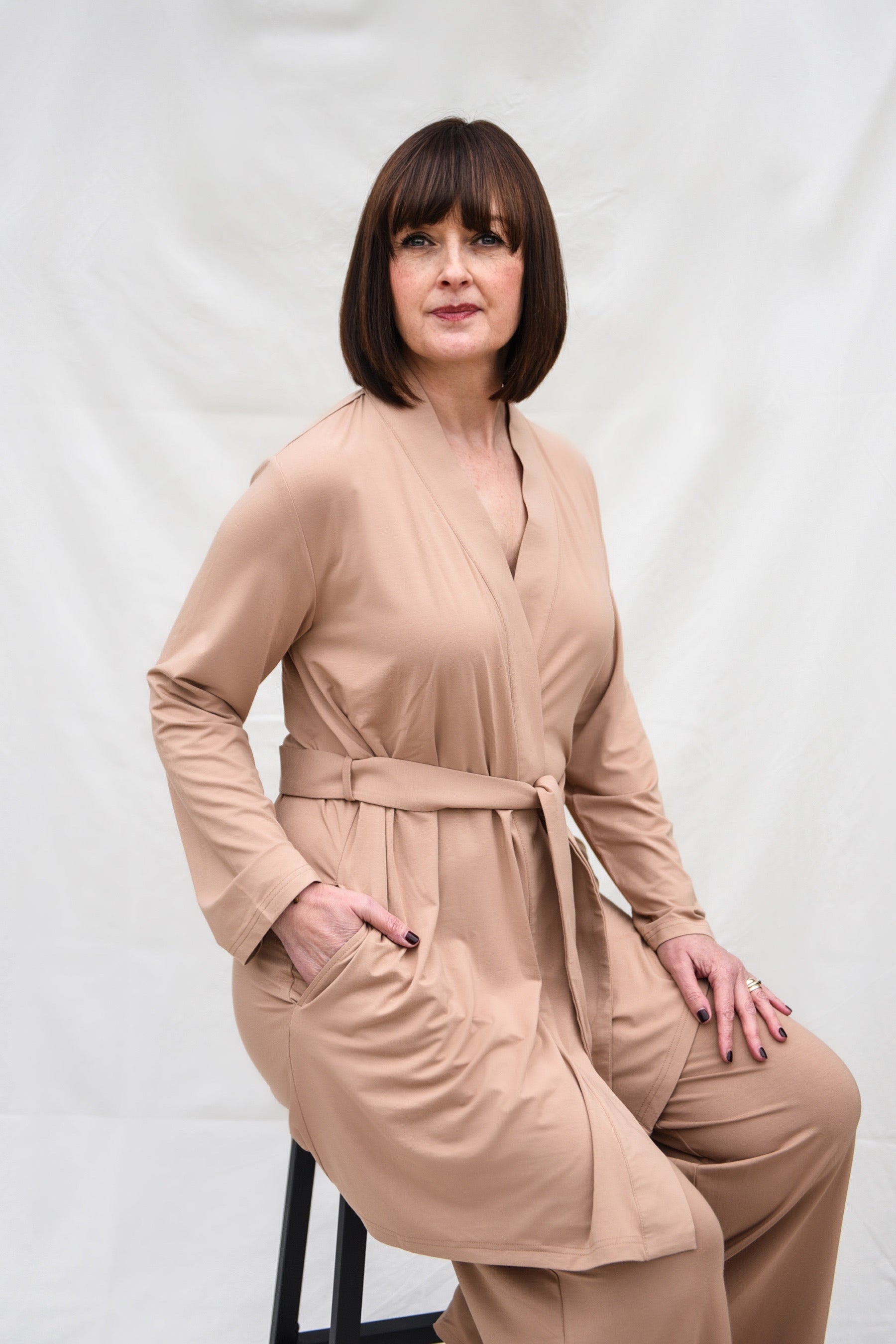 Spiced Chai Short Belted Robe