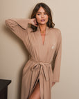 Spiced Chai Long Belted Robe - PRE-SALE dispatch w/c 24th Nov