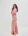 Blushed Rose wide-leg trousers - PRE-SALE dispatch w/c 24th Nov