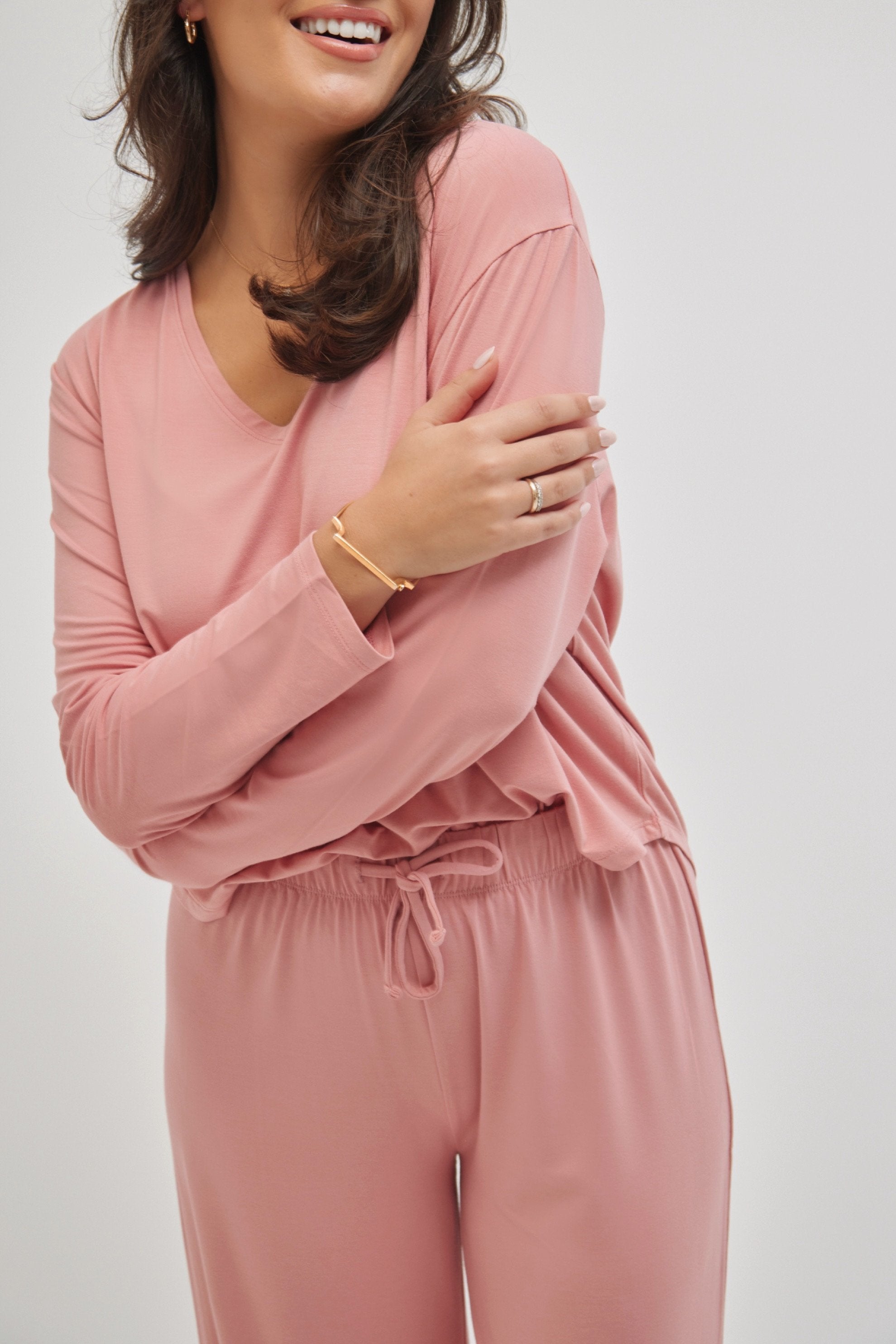 Blushed Rose long sleeve t-shirt