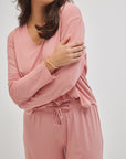 Blushed Rose long sleeve t-shirt