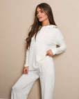 Soft Ivory Luxe Hoodie