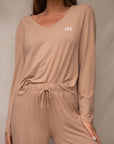 Spiced Chai Long Sleeve V-neck t-shirt