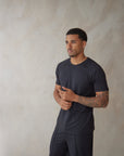 SD MAN True Black t-shirt and short bamboo set
