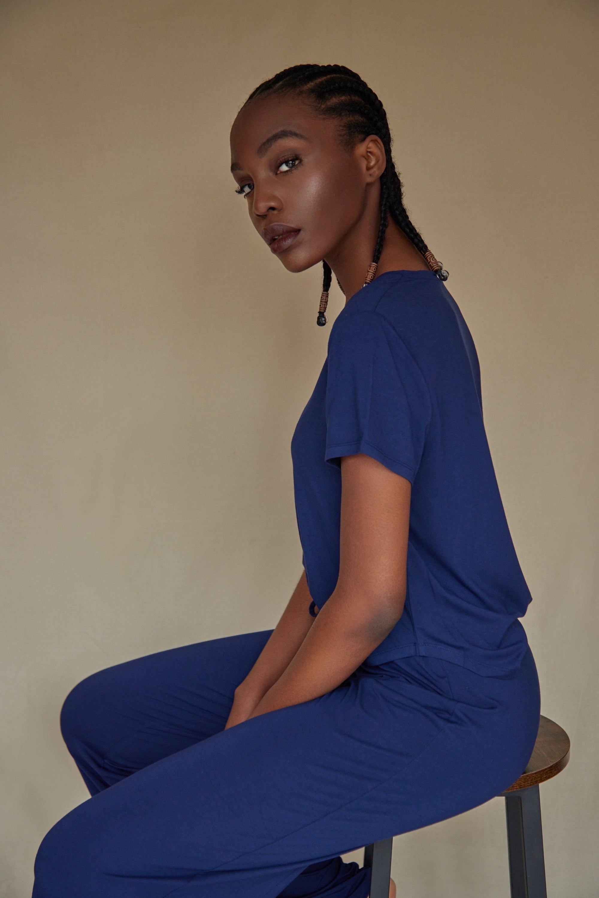LIMITED EDITION Midnight Navy V-neck t-shirt