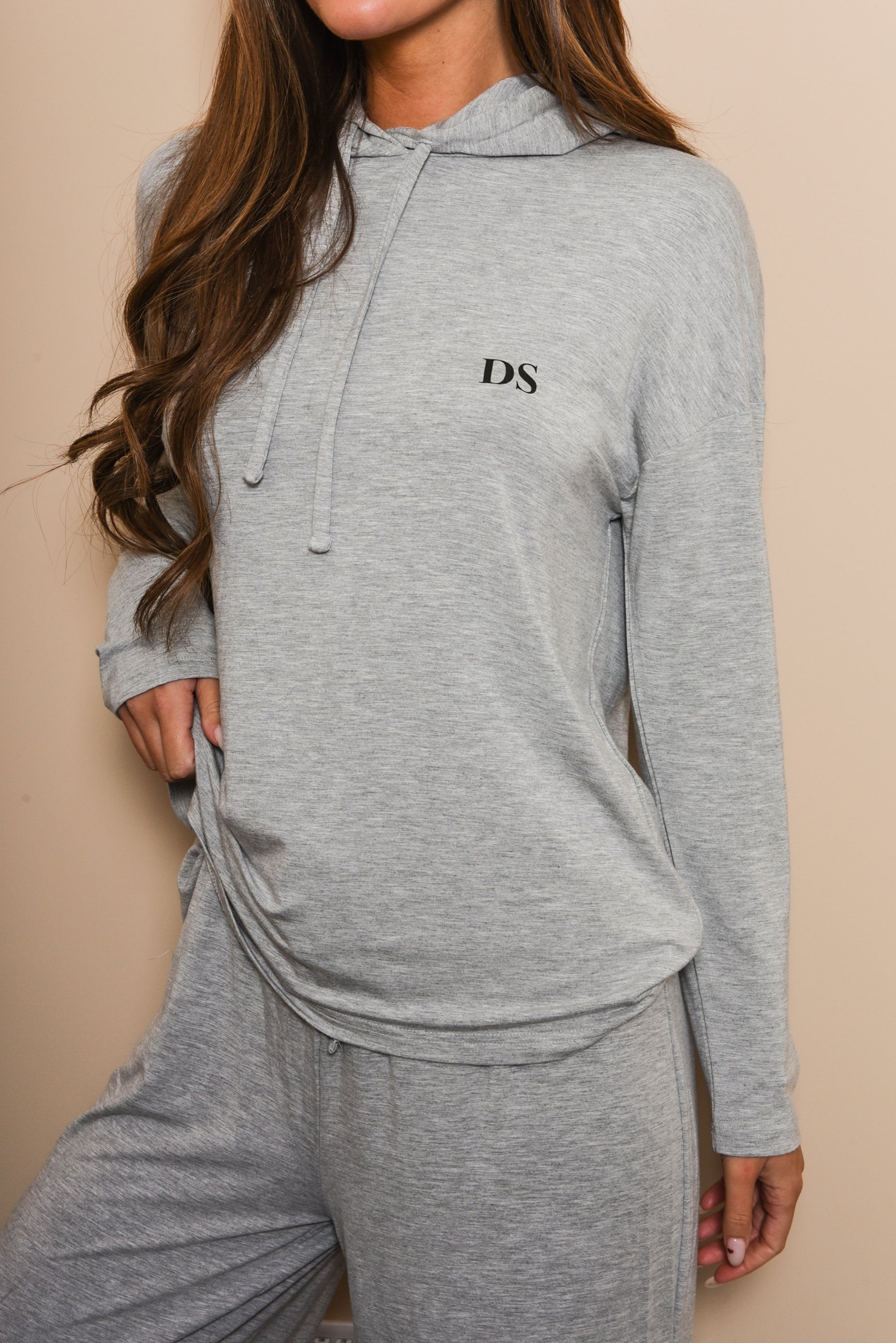 Pebble Grey Luxe Hoodie