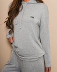Pebble Grey Luxe Hoodie