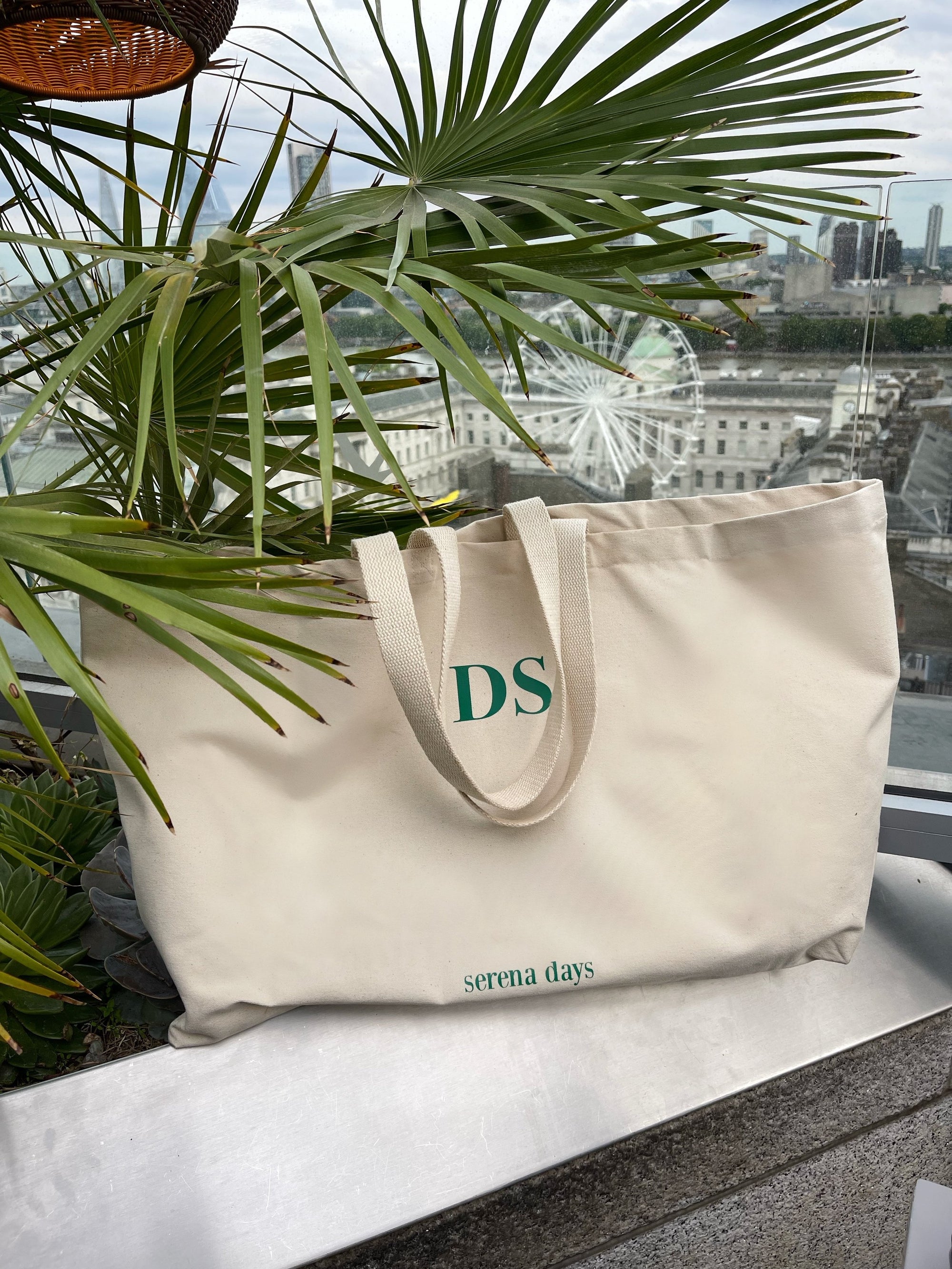 Serena Days Oversized Canvas Tote