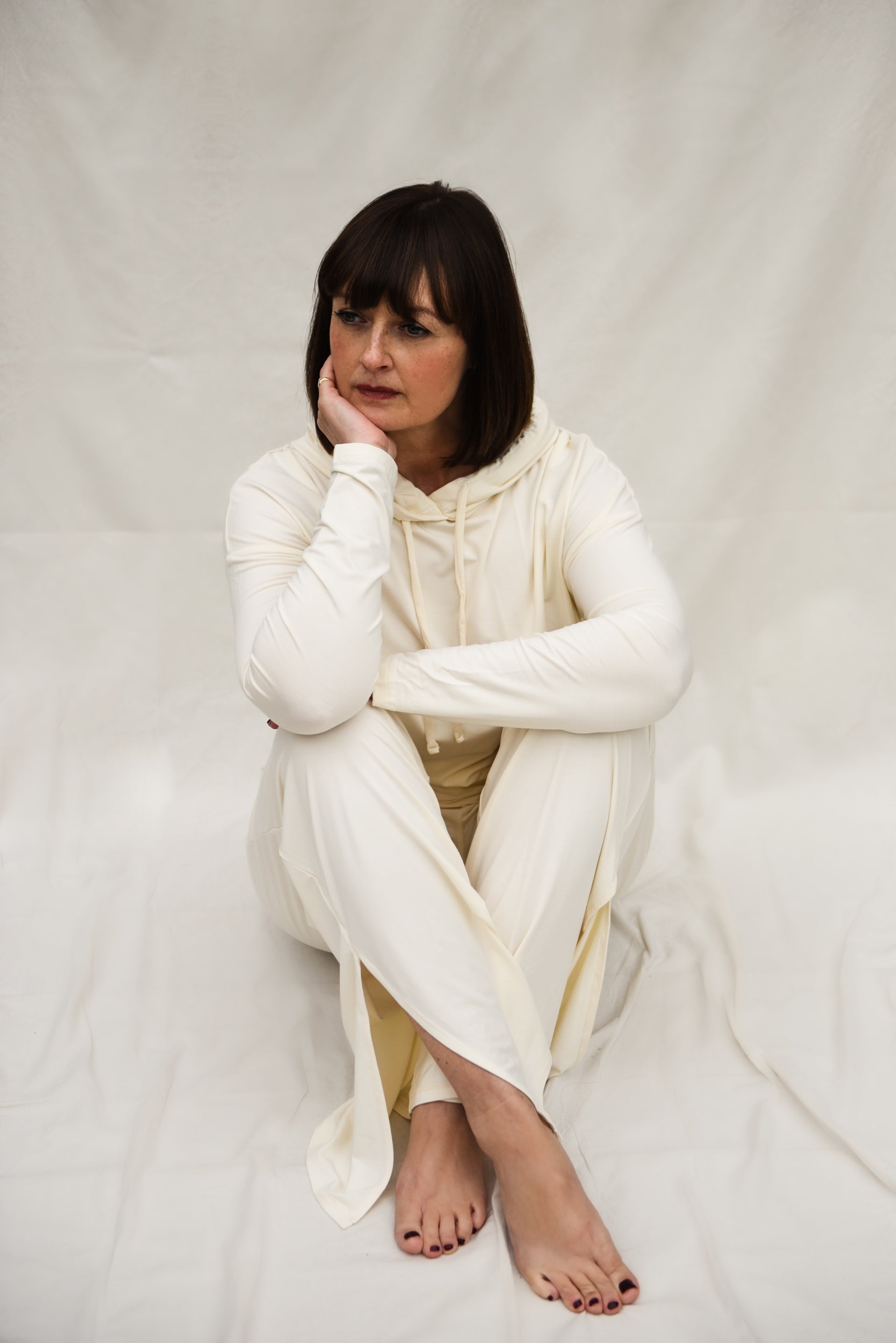 Soft Ivory Luxe Hoodie