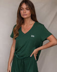 LIMITED EDITION Deep Forest V-neck t-shirt