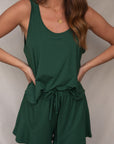 LIMITED EDITION Deep Forest scoop-neck vest