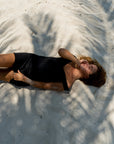 True Black V-Neck Sleep Dress
