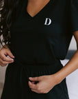 True Black V-neck t-shirt