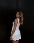 Soft Ivory V-Neck Sleep Dress