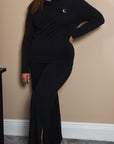 True Black Luxe Hoodie