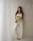Bridal PJ Soft Ivory scoop-neck vest