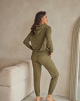 Olive Green Luxe Hoodie