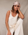 Soft Ivory scoop-neck vest